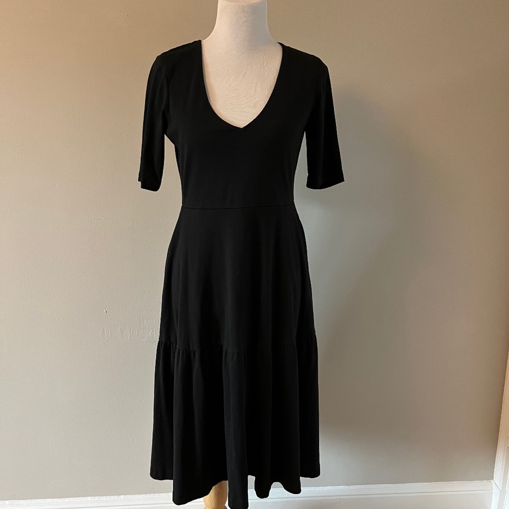 Free People Black Knit Dress